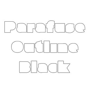 Parafuse Outline Black