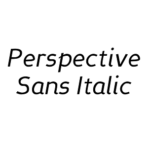 Perspective Sans Italic