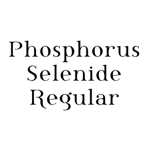 Phosphorus Selenide Regular