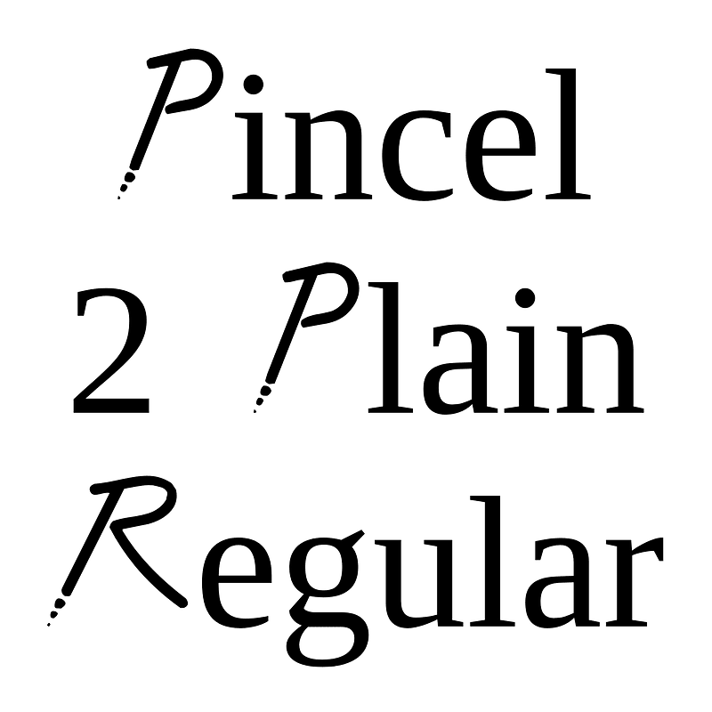 Pincel 2 Plain Regular