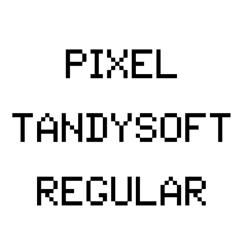 Pixel Tandysoft Regular