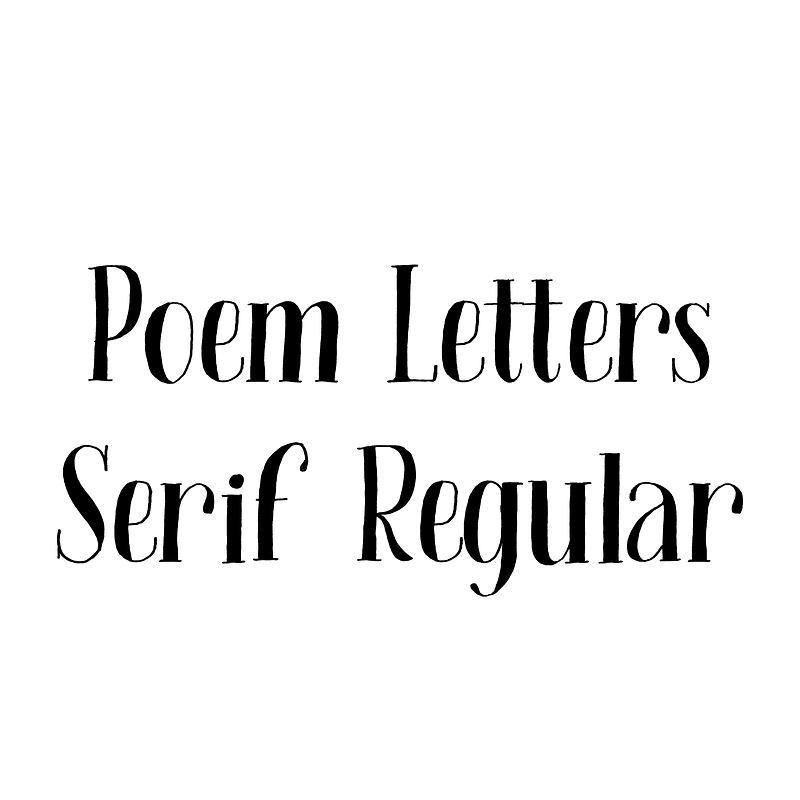 Poem Letters Serif Regular