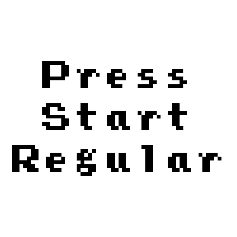 Press Start Regular - Free fonts on creazilla.com