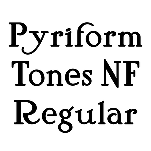 Pyriform Tones NF Regular