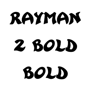 Rayman 2 Bold Bold