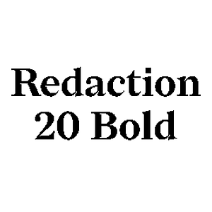 Redaction 20 Bold