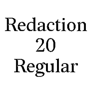 Redaction 20 Regular