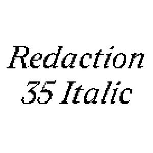 Redaction 35 Italic