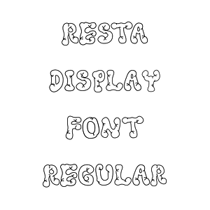 Resta Display Font Regular