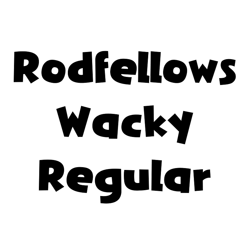 Rodfellows Wacky Regular - Free fonts on creazilla.com