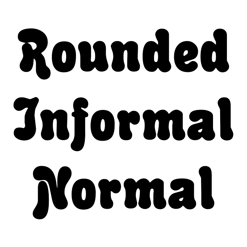 Rounded Informal Normal