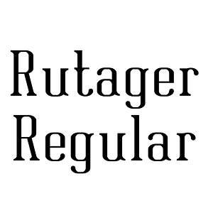 Rutager Regular