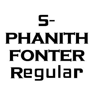 S-PHANITH FONTER Regular