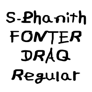 S-Phanith FONTER DRAQ Regular