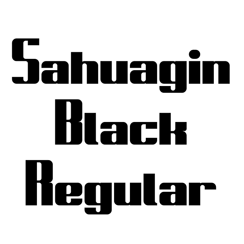 Sahuagin Black Regular
