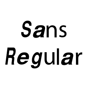 Sans Regular