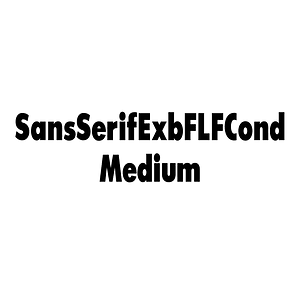 SansSerifExbFLFCond Medium