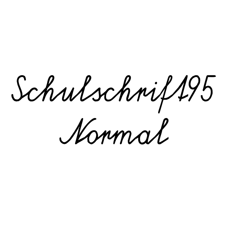 Schulschrift95 Normal