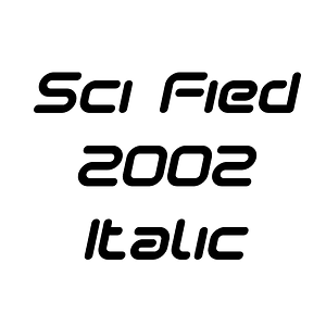 Sci Fied 2002 Italic