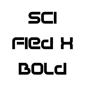 Sci Fied X Bold