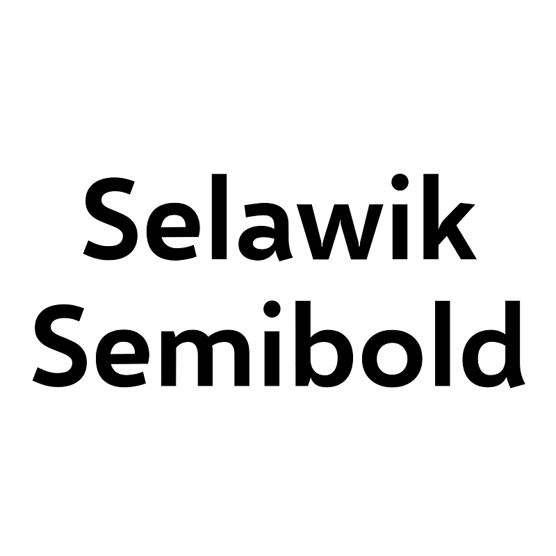 Selawik Semibold