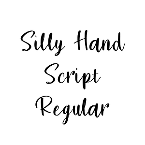 Silly Hand Script Regular