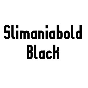 Slimaniabold Black