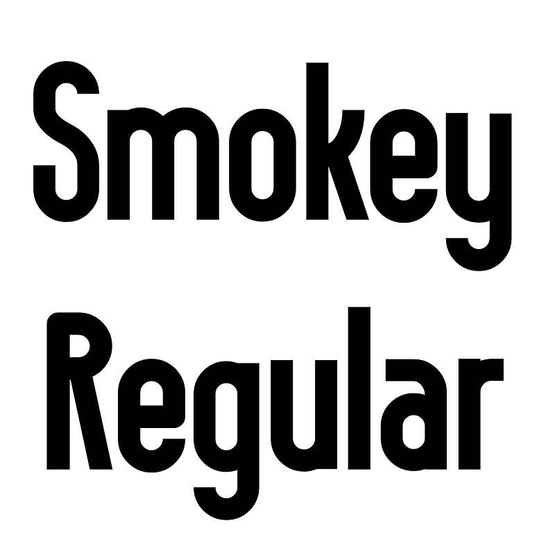 Smokey Regular - Free fonts on creazilla.com