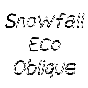 Snowfall Eco Oblique