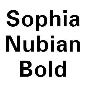 Sophia Nubian Bold