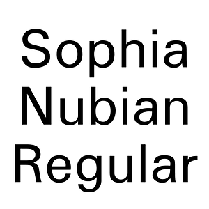 Sophia Nubian Regular