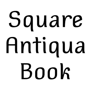 Square Antiqua Book