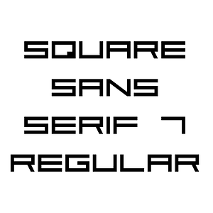 Square Sans Serif 7 Regular