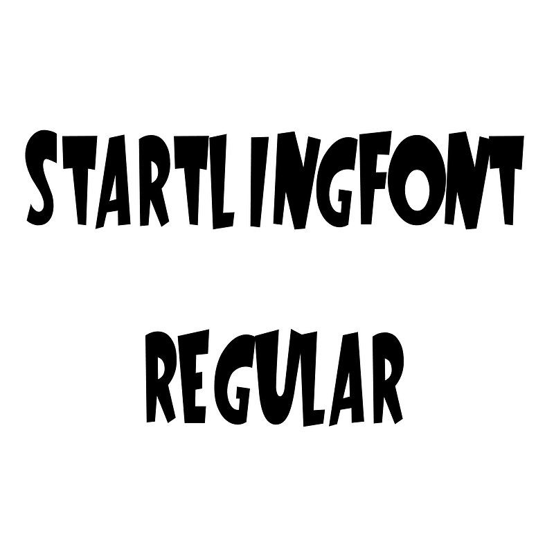 StartlingFont Regular