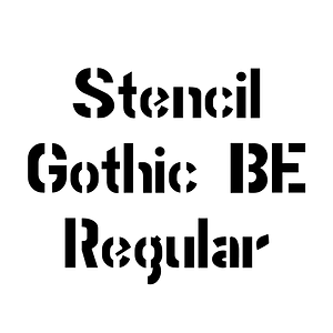 Stencil Gothic BE Regular