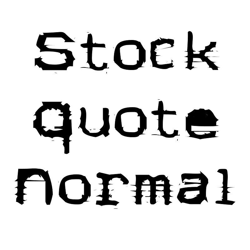 Stock Quote Normal