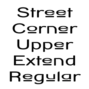 Street Corner Upper Extend Regular