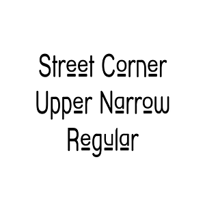 Street Corner Upper Narrow Regular