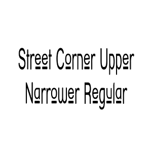 Street Corner Upper Narrower Regular