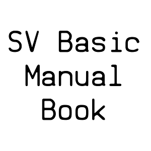 SV Basic Manual Book