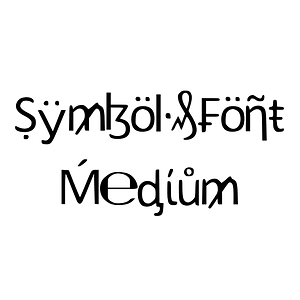 SymbolsFont Medium