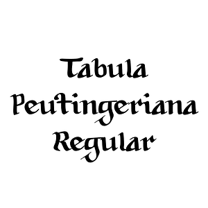 Tabula Peutingeriana Regular