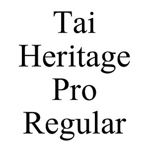 Tai Heritage Pro Regular