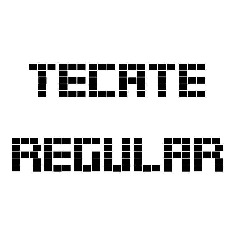 tecate-regular-free-fonts-on-creazilla