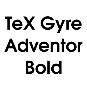 TeX Gyre Adventor Bold