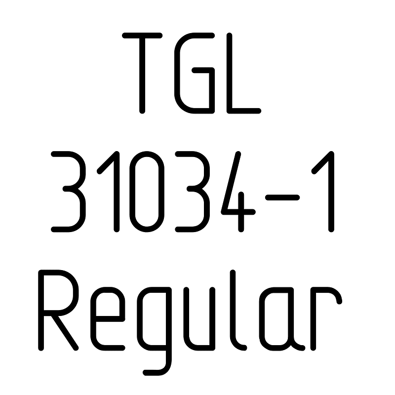 TGL 31034-1 Regular