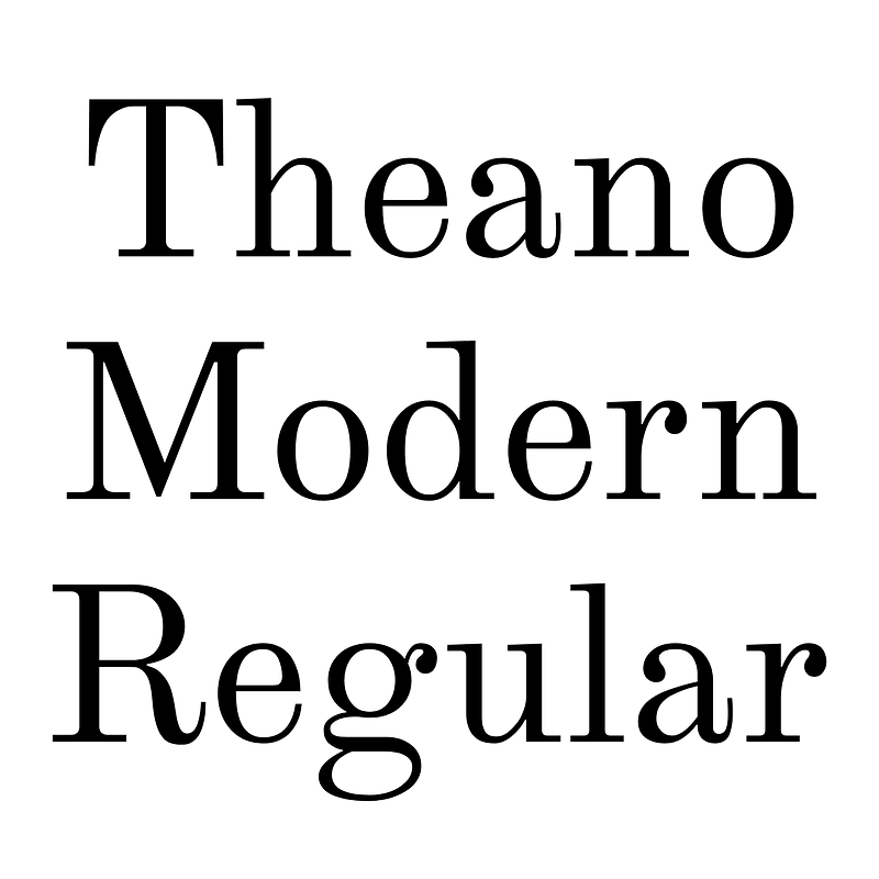 Theano Modern Regular
