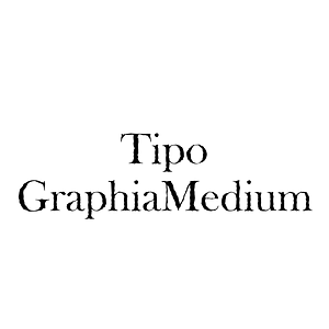 Tipo GraphiaMedium