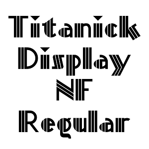 Titanick Display NF Regular