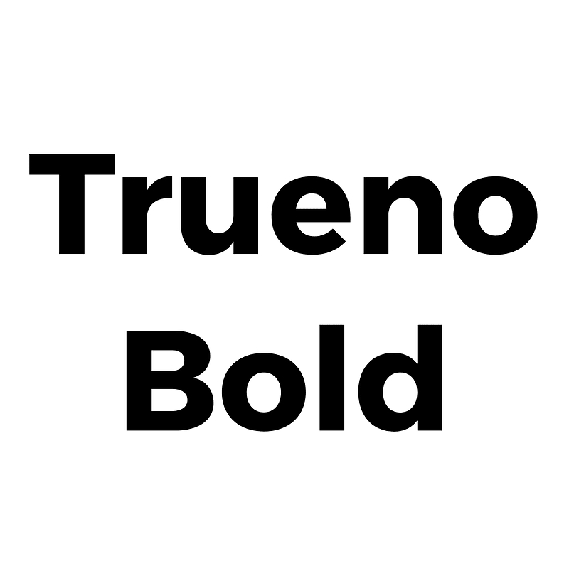 Trueno Bold